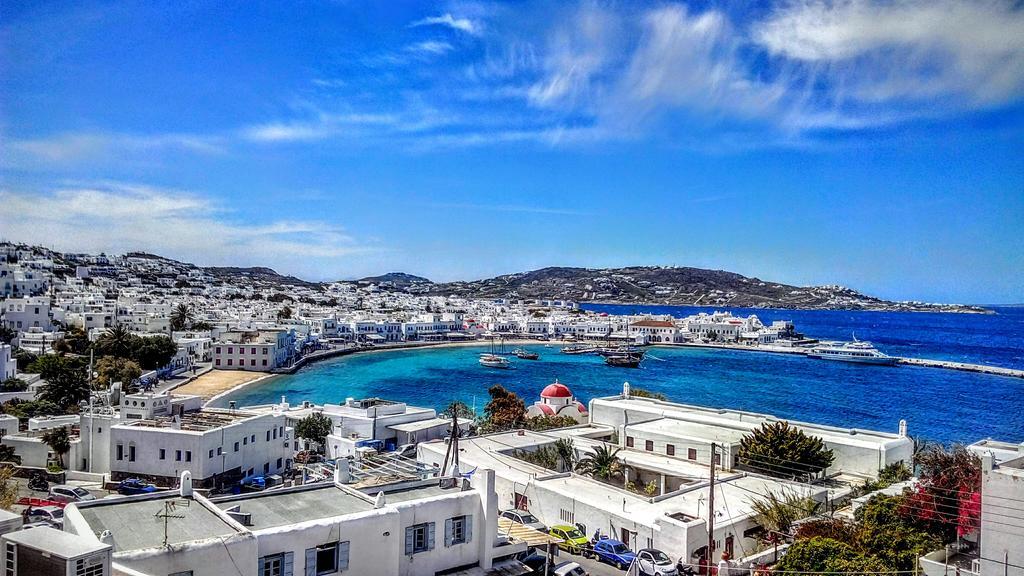 Stelios View Mykonos Town Hotell Exteriör bild